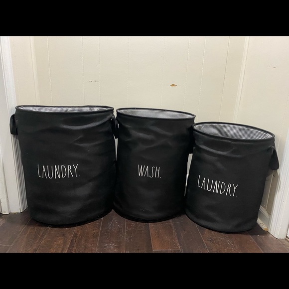 Rae Dunn Bath Complete Set Of Rae Dunn Laundry Baskets Poshmark